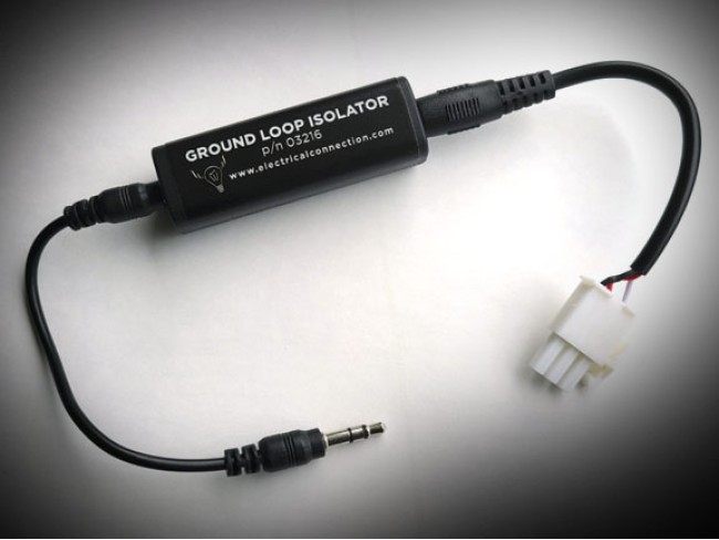 install ground loop isolator car audio