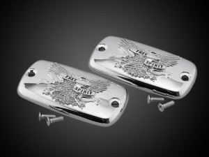Master Cylinder Top Covers with Chrome Eagle
