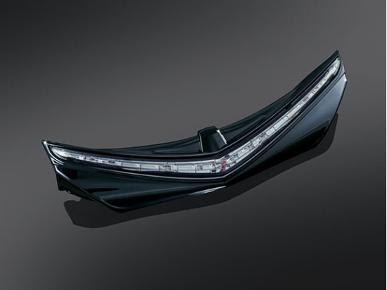 Black Rear Fender Tip with Lights for Goldwing GL1800 F6B