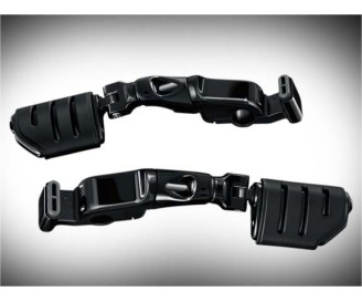 Black Ergo II Cruise Mounts with Mini Arms for Goldwing GL1800 & F6B