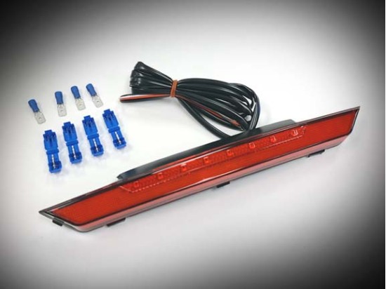 Goldwing Central Tail Light Trim with LED Running and Brake Light