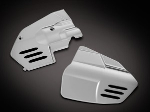 Chrome Engine Covers with Rubber Inserts