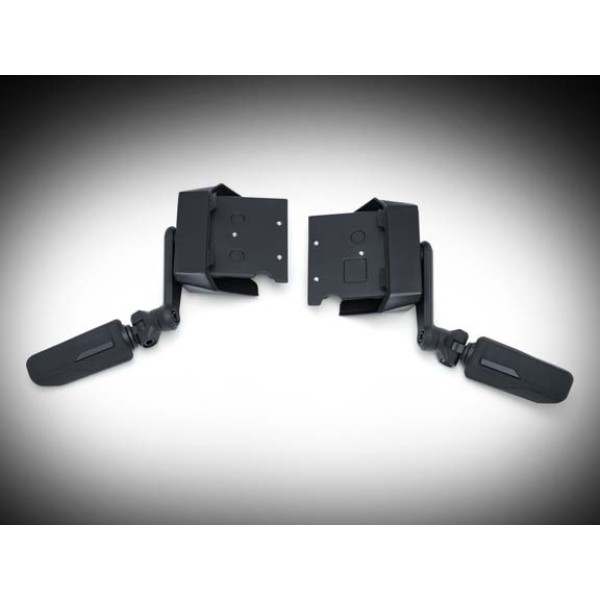 Black Omni Goldwing Driver Cruise Mounts with Pegs