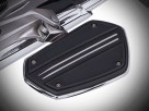 Goldstrike Twin Rail Goldwing Driver Floorboards-Chrome