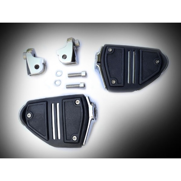 Chrome Twin Rail Goldwing Footrests