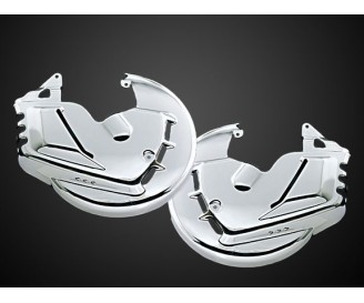 Chrome Front Rotor Covers GL1800 F6B