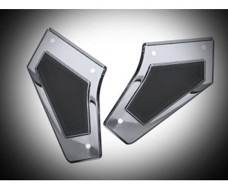 Goldwing Chrome Swingarm Covers with Scuff Pads