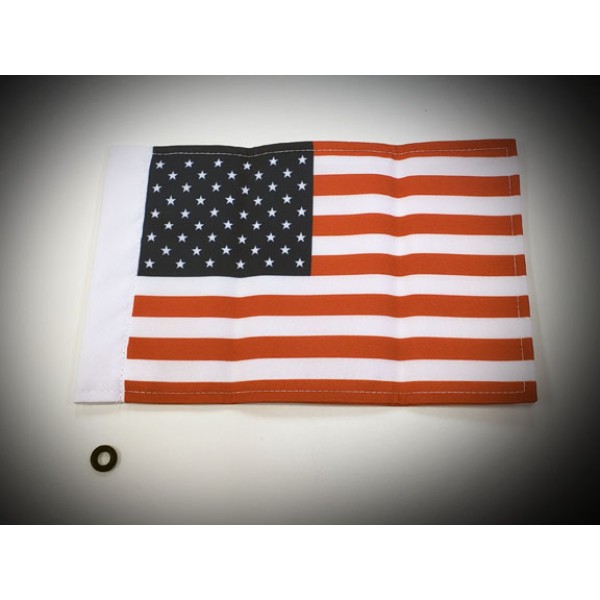 USA 6" x 9" Motorcycle Flag