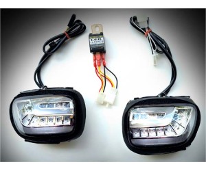 Goldwing GL1800 Sequential Clear Turn Signal Kit with DTRL