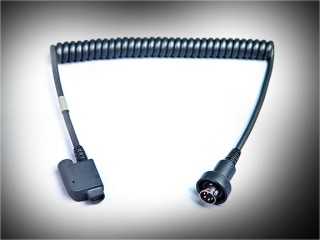 Z-Series Lower Headset Cord with Ear Speaker Jack for Honda 5-pin systems