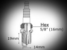 NGK BKR6E-11 Spark Plug Set for Goldwing GL1800 & F6B