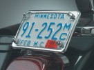 Motorcycle License Plate Mounting Kit